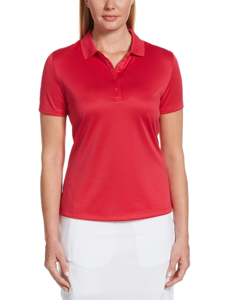 Swing Tech Solid Polo Top (Virtual Pink) 