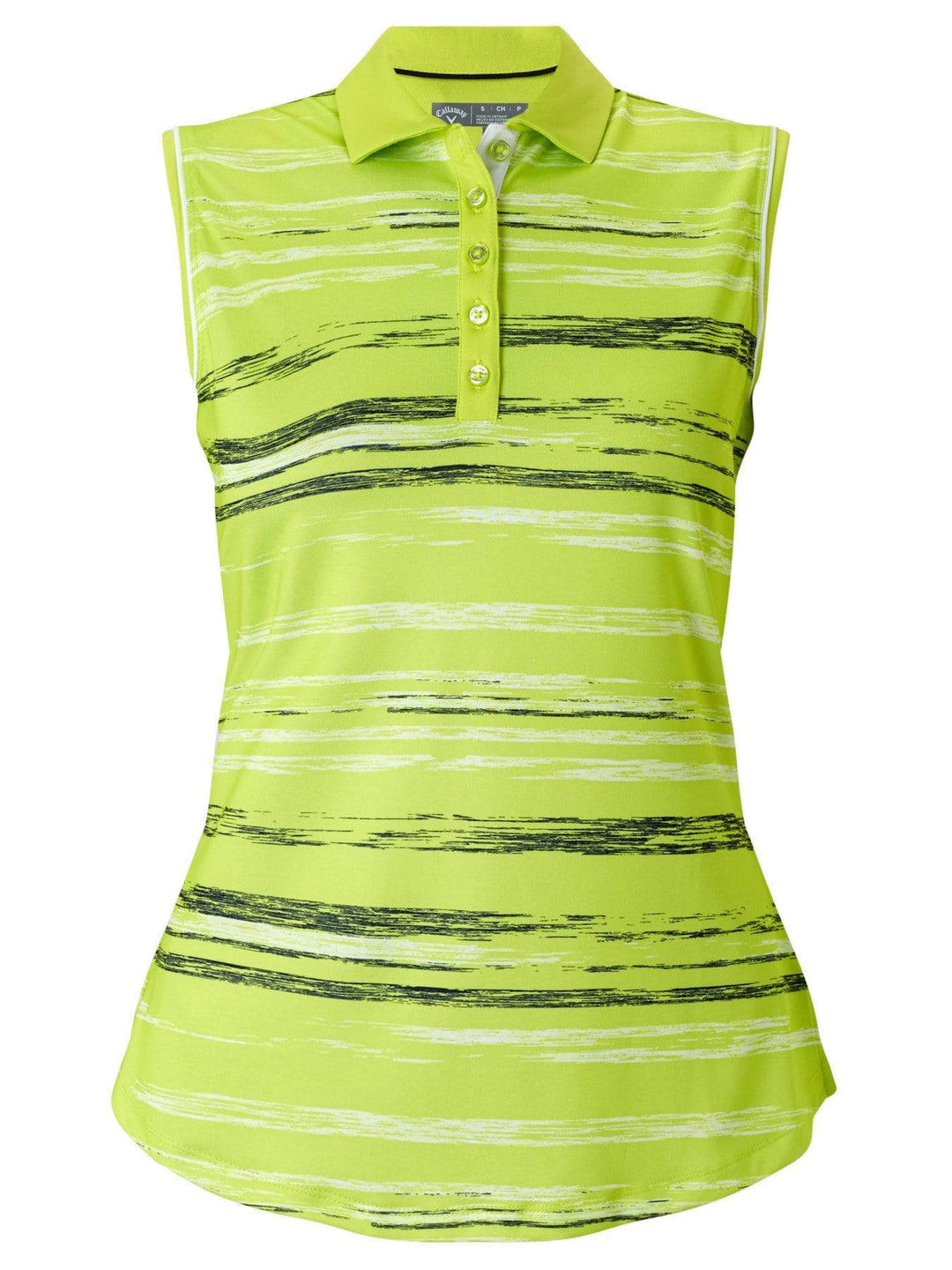 Womens Space Dye Striped Polo Polos