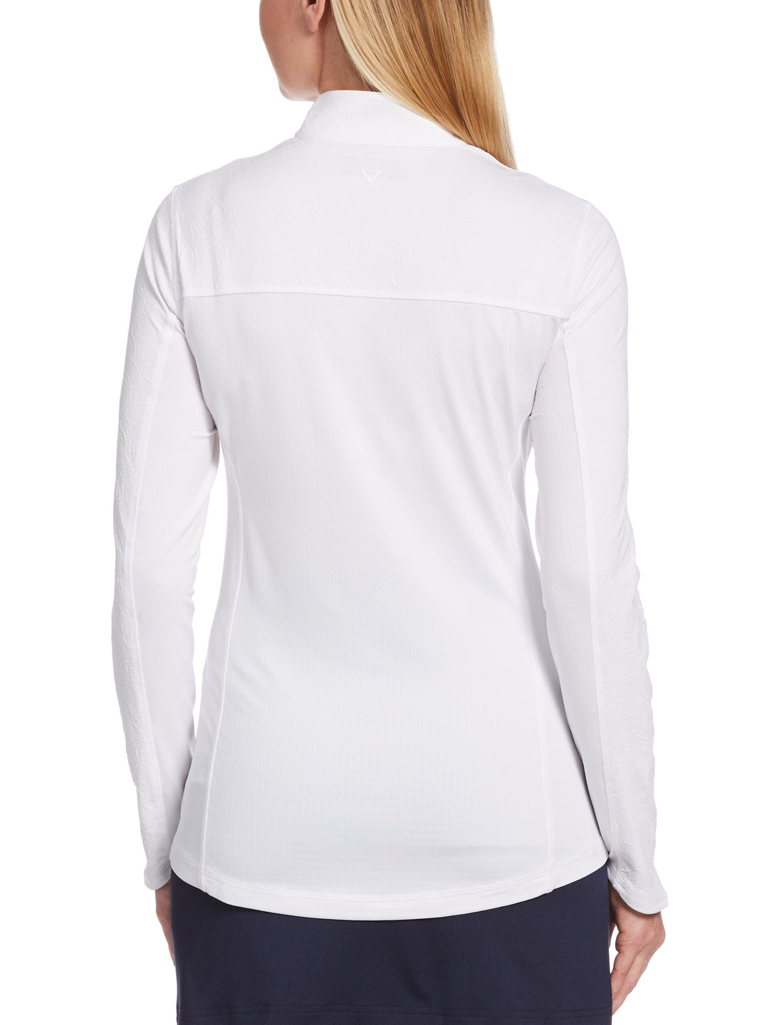 Womens Sun Protection Jacquard Block Shirt-Jackets-Callaway