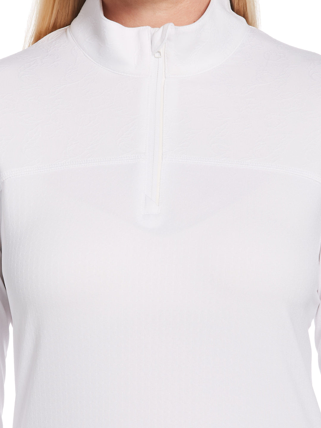 Womens Sun Protection Jacquard Block Shirt-Jackets-Callaway