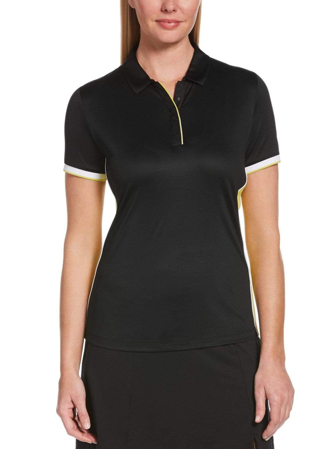 Womens Swing Tech Color Block Polo-Polos-Caviar-L-Callaway Apparel