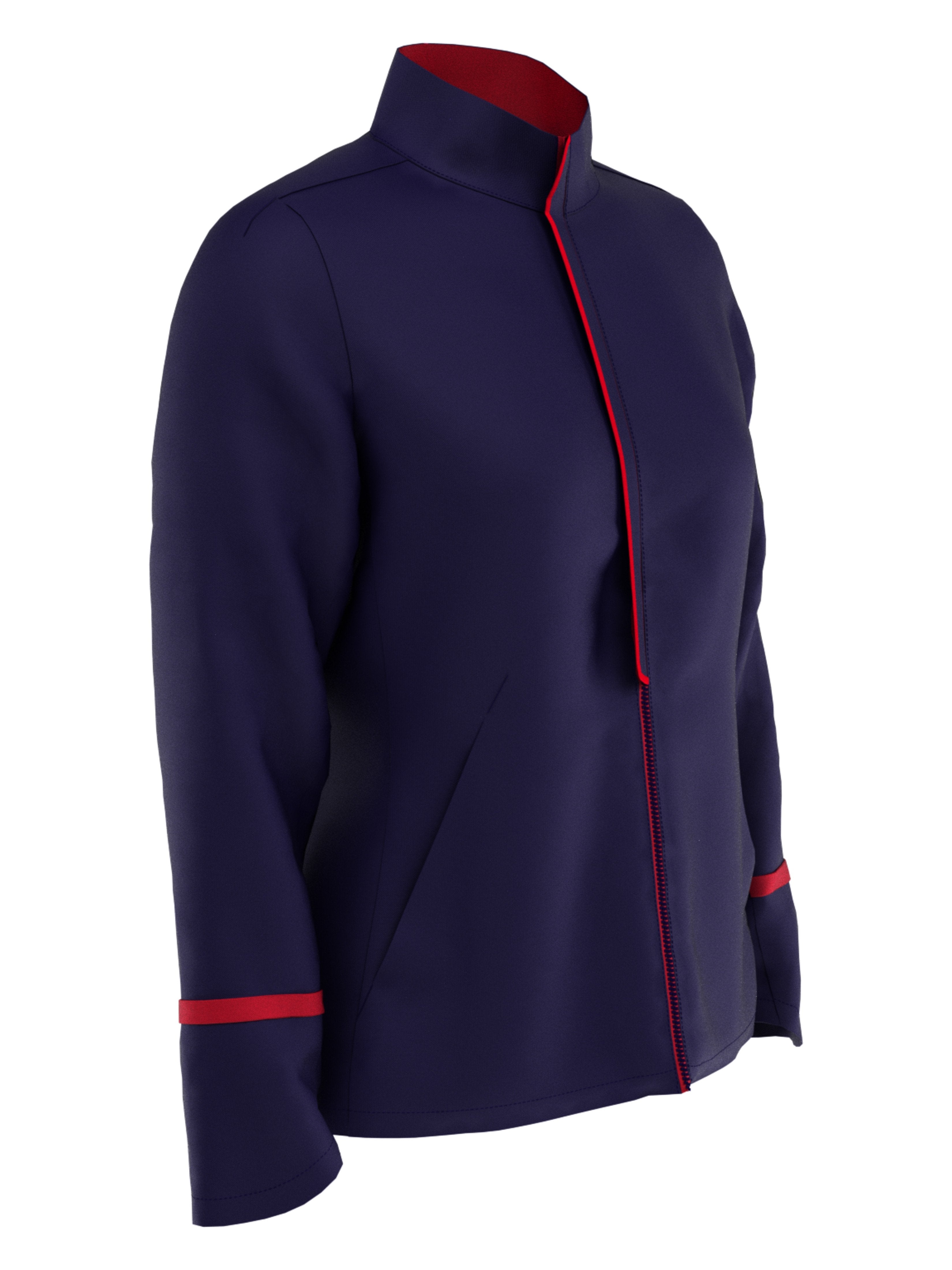 Womens Swing Tech™ Lightweight Woven Full Zip Rain Golf Jacket