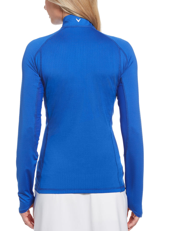 Womens Swing Tech Sun Protection 1/4 Zip Golf Shirt-Jackets-Callaway
