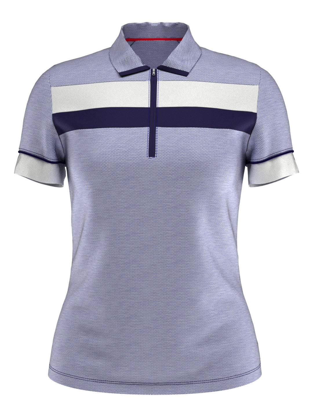 Womens Swing Tech Zip Polo-Jackets-Blue Tattoo Htr-XXXL-Callaway