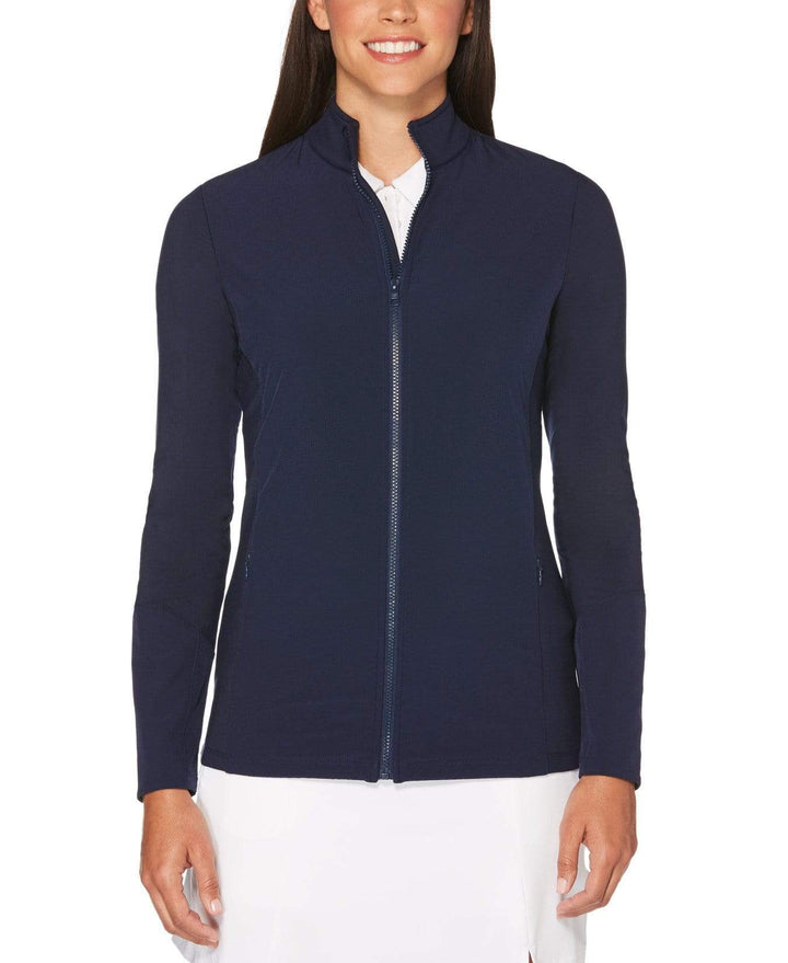 Womens Thermal Perforated Jacket Jackets Peacoat / XS