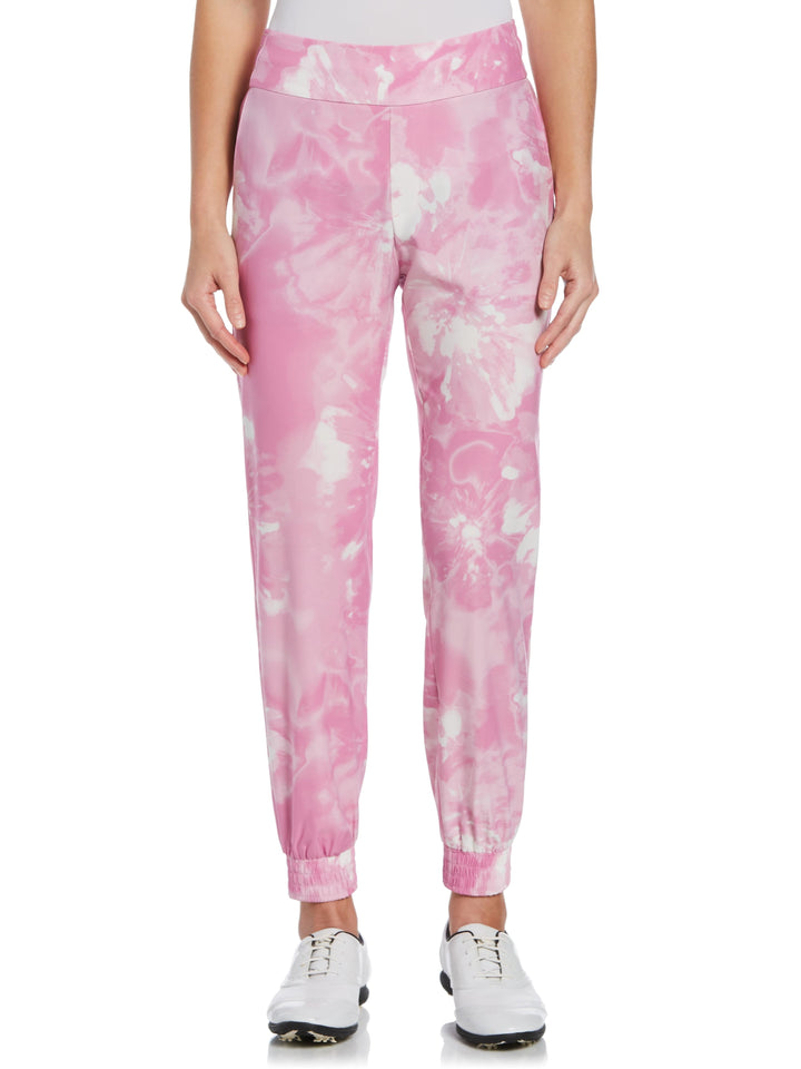Tie Dye Stretch Golf Jogger (Pastel Lavender) 
