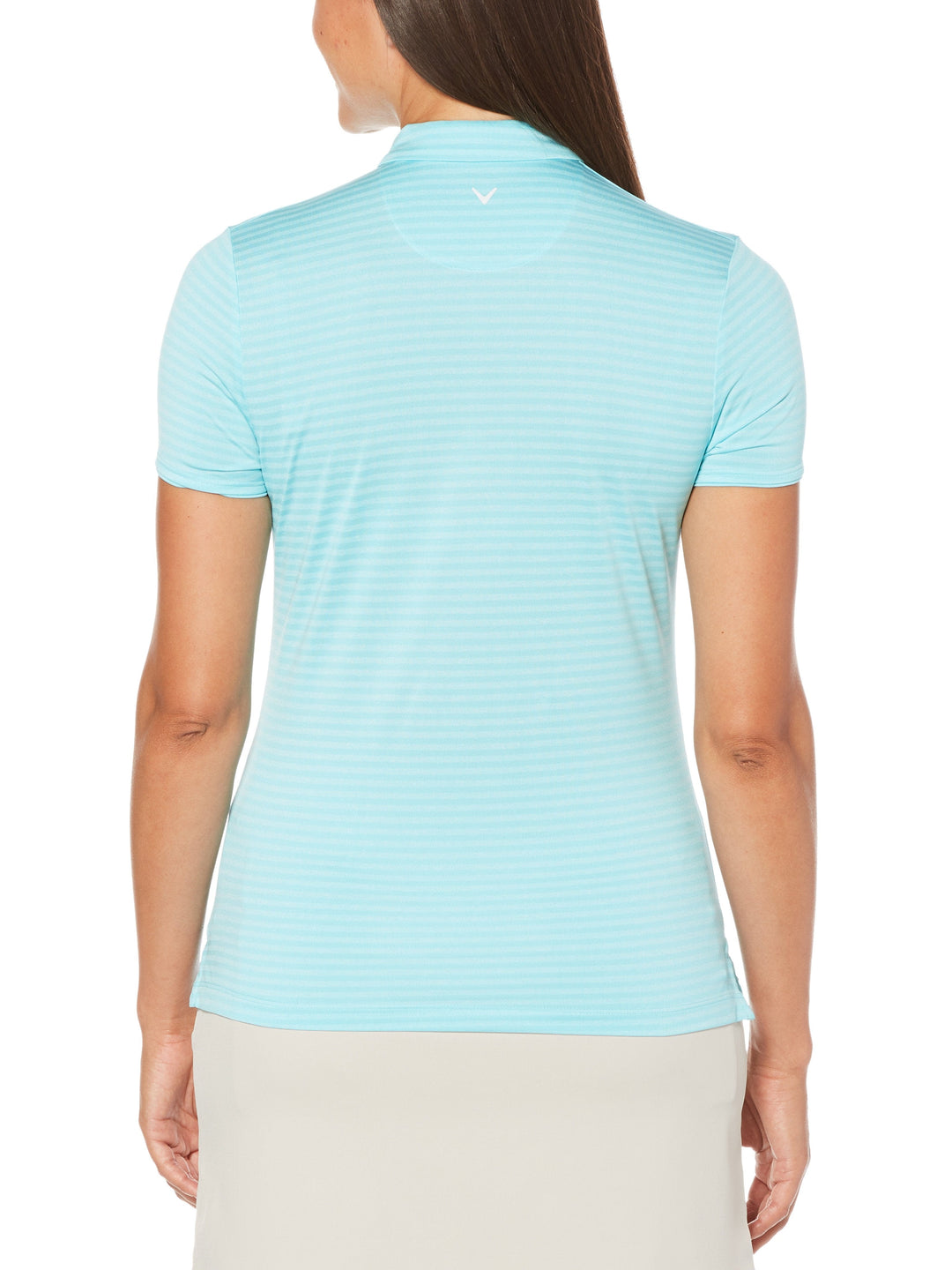 Womens Tonal Stripe Polo-Polos-Callaway