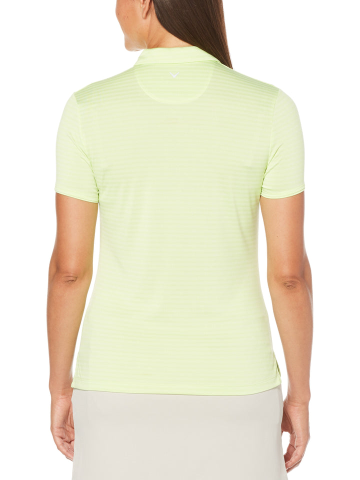 Womens Tonal Stripe Polo-Polos-Callaway