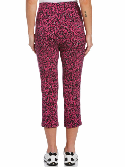 Womens TrueSculpt™ Mini Allover Floral Print Capri Golf Pant-Pants-Callaway