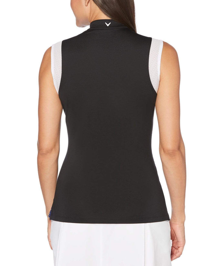 Womens Ventilated Electric Print Polo Polos