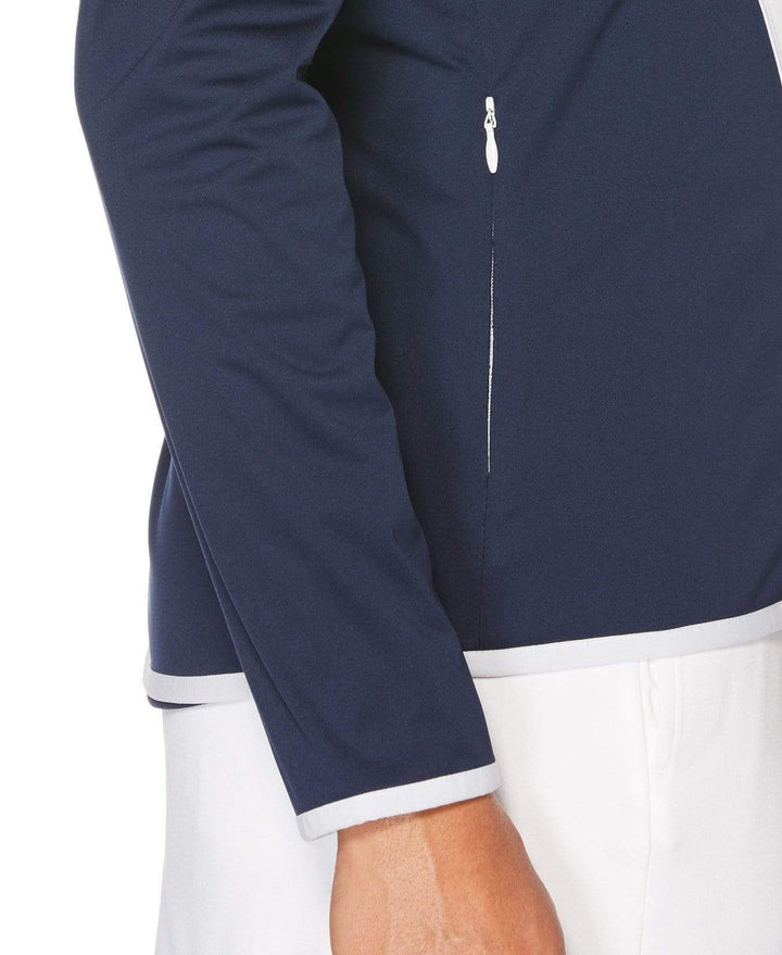 Womens Water-Resistant Color Block Jacket Jackets