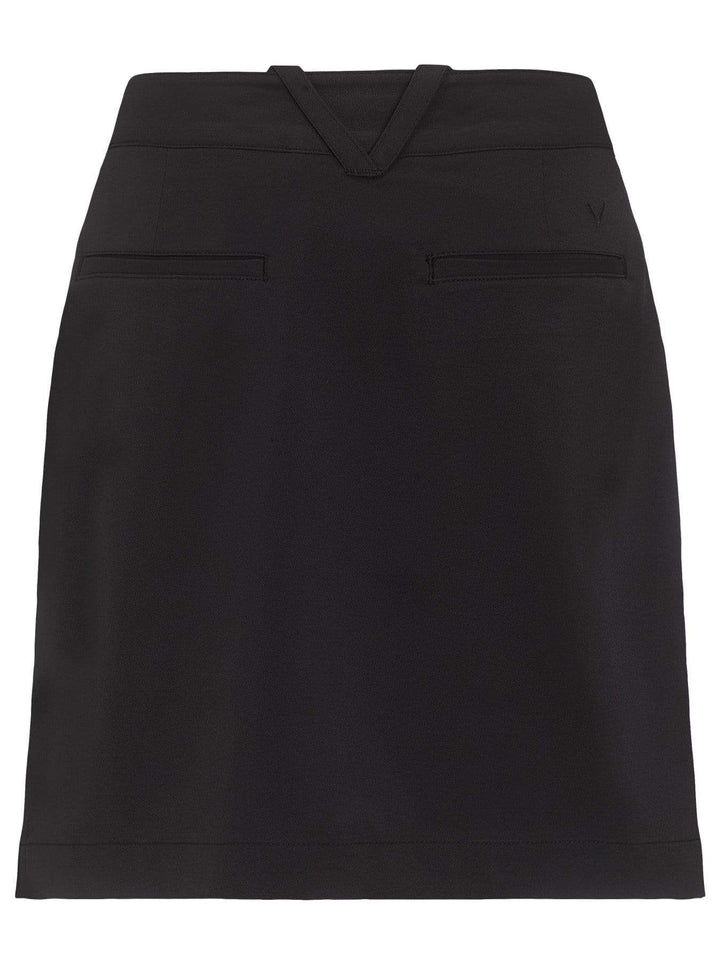 Womens Womens Opti-Stretch 18 in. Solid Skort Skorts Caviar / 14
