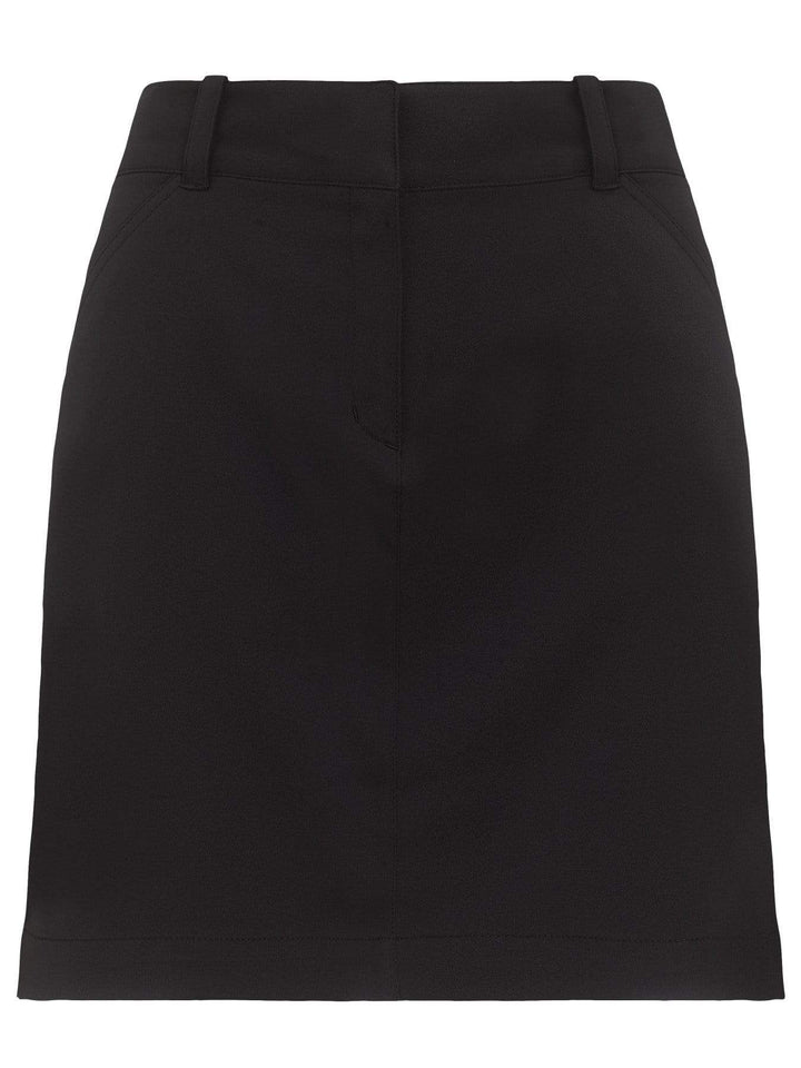 Womens Womens Opti-Stretch 18 in. Solid Skort Skorts Caviar / 14