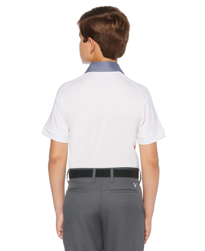 Youth Callaway Mapped Color Block Polo Polos