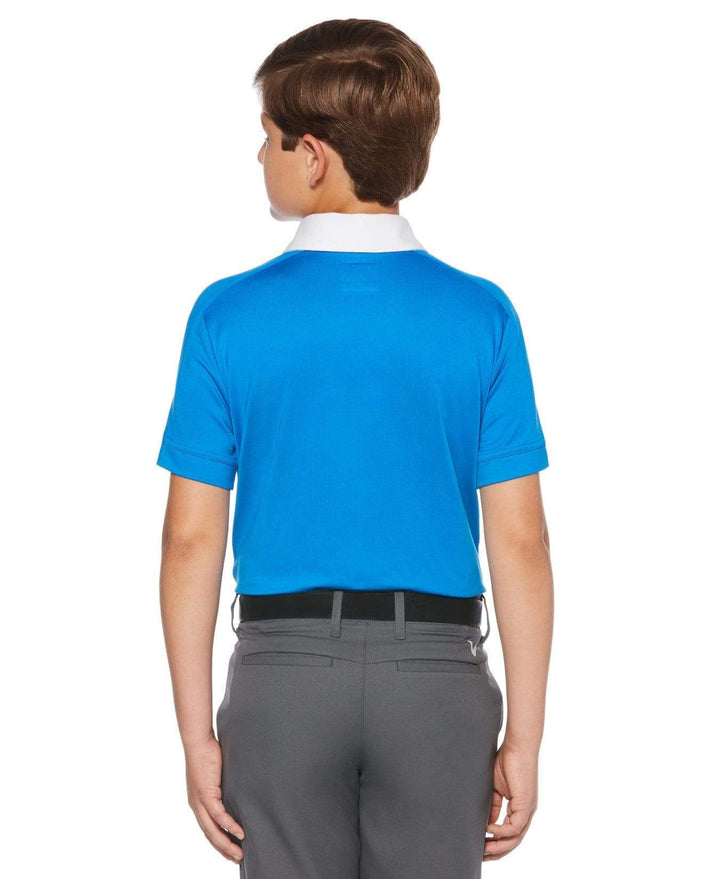 Youth Callaway Mapped Color Block Polo Polos